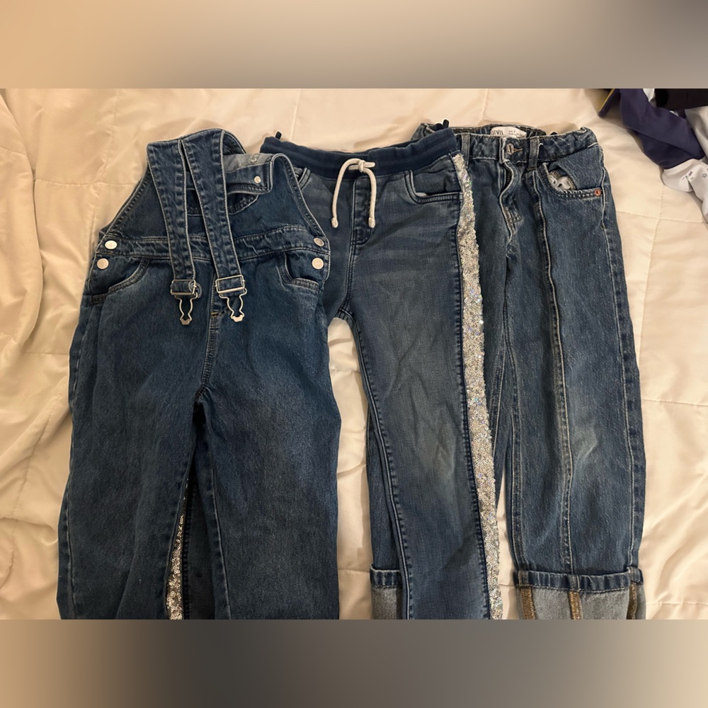 Girls Jeans - Fun Denim Collection from Zara and Marks & Spencer